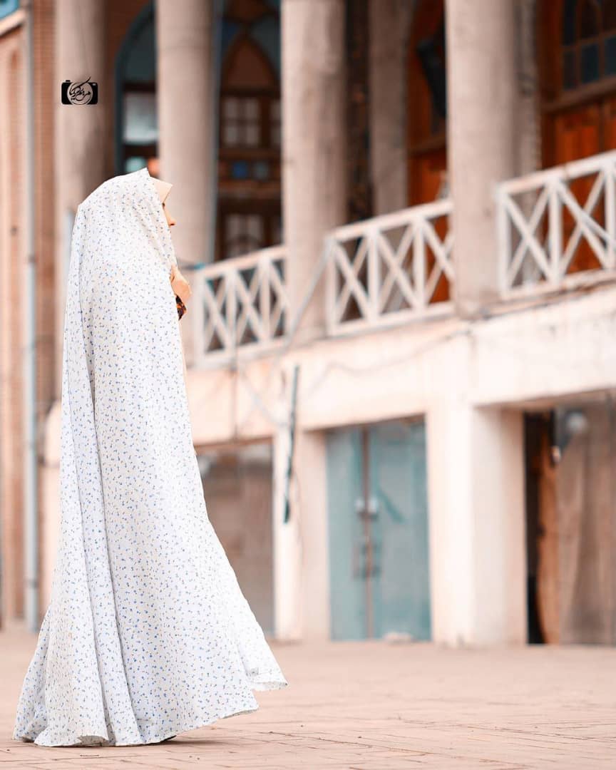 عکس-حجاب-چادر-سفید-چادر-نماز